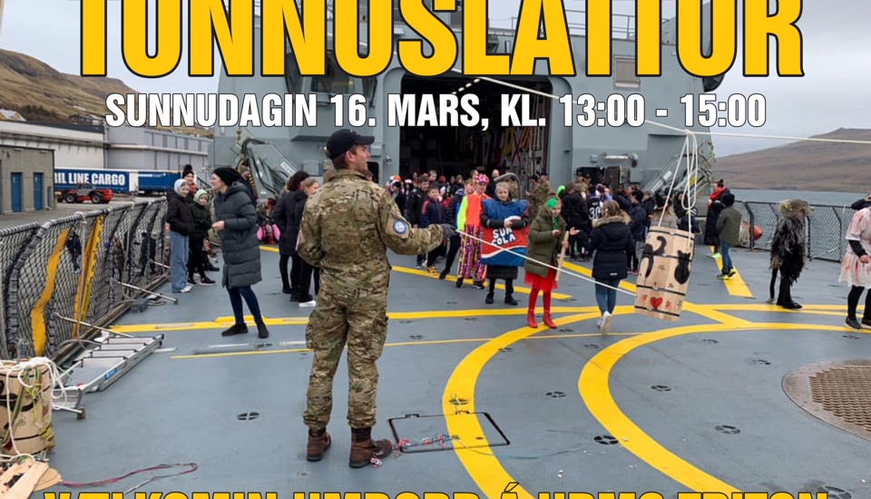 TUNNUSLÁTTUR Á HDMS TRITON SUNNUDAGIN 16. MARS