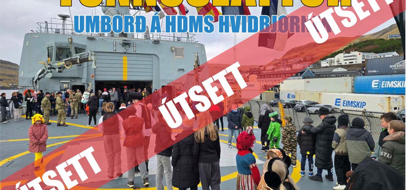 DAGFØRING TÓRSDAGIN 12/2-2026 - TUNNUSLÁTTURIN ÚTSETTUR