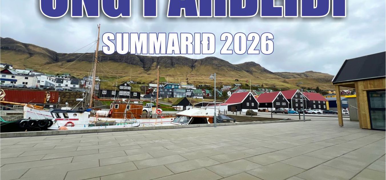 UNG Í ARBEIÐI 2026 - TILMELDING