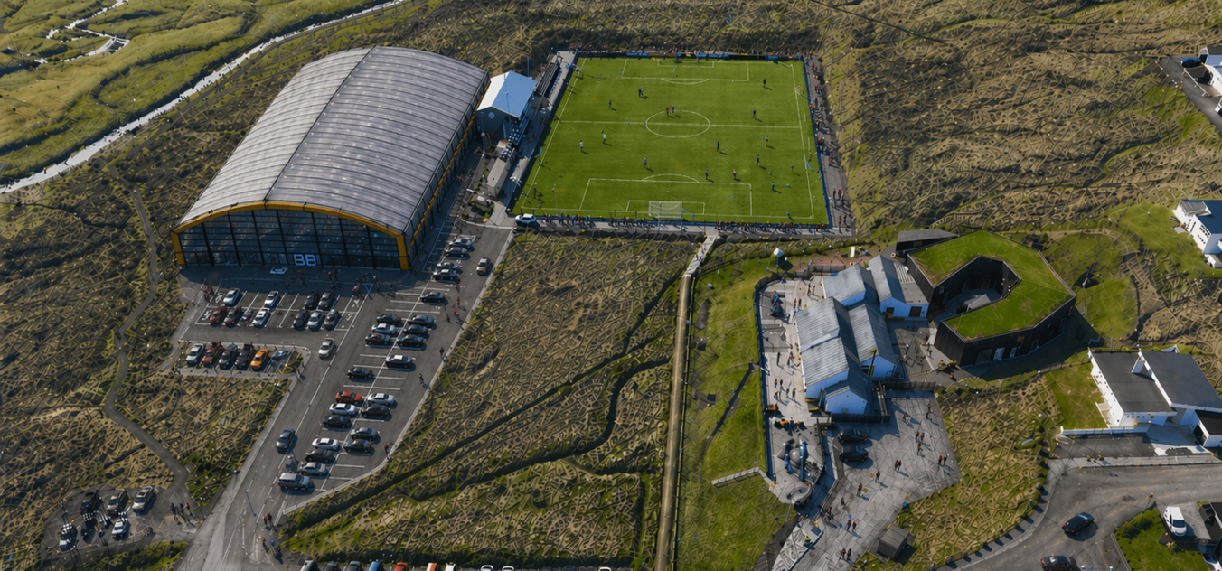 Tvøroyrar kommuna hevur fingið stuðul frá FSF til fótbóltshøll við Stórá