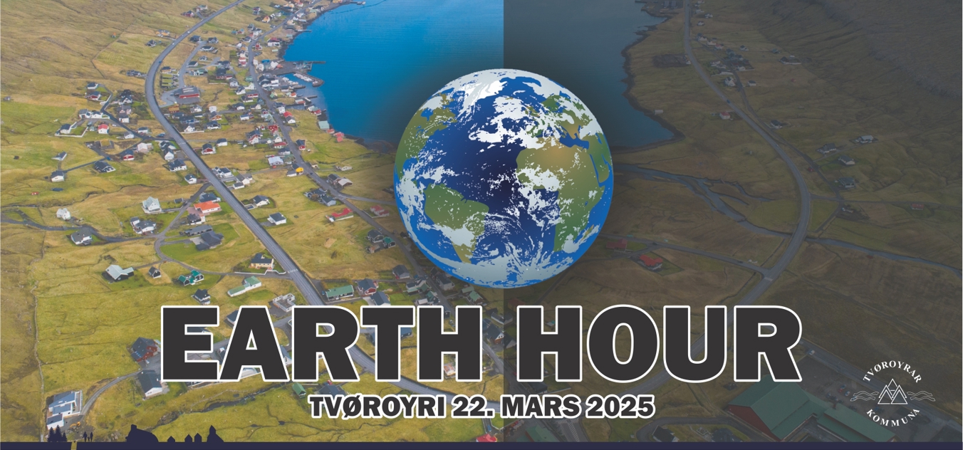 EARTH HOUR Í ANNAÐKVØLD – LEYGARKVØLDIÐ 22. MARS